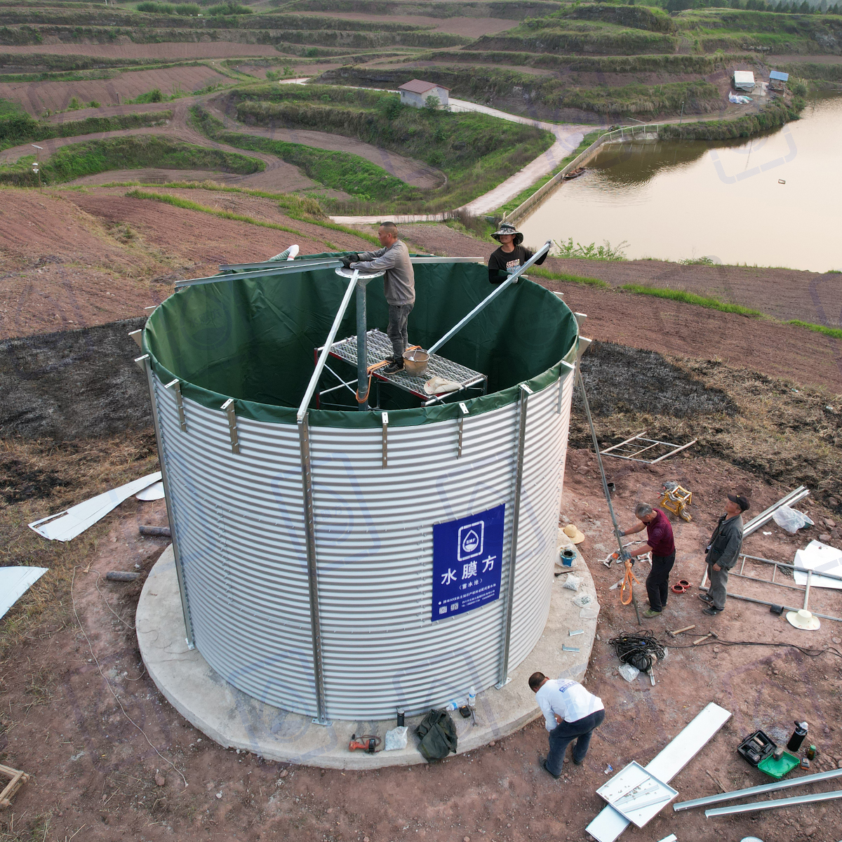 水膜方專業(yè)級(jí)森林防火裝配式蓄水池，為森林安全保駕護(hù)航
